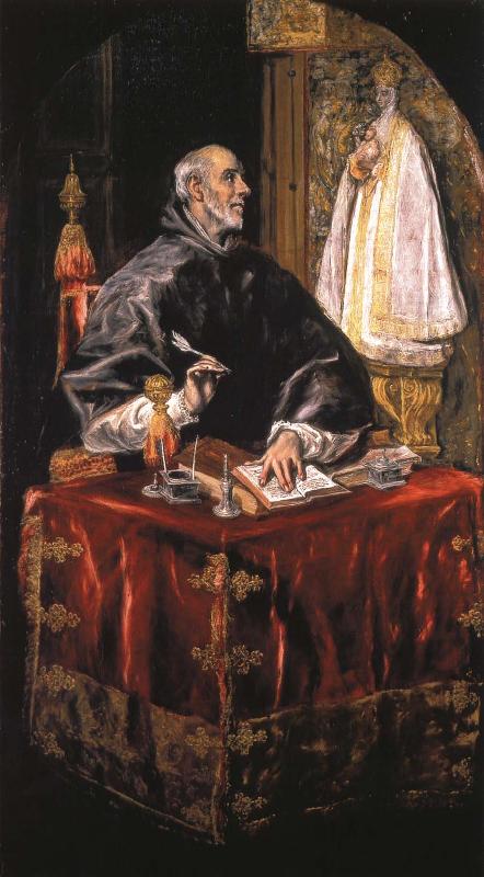 El Greco St Jerom as Cardinal France oil painting art